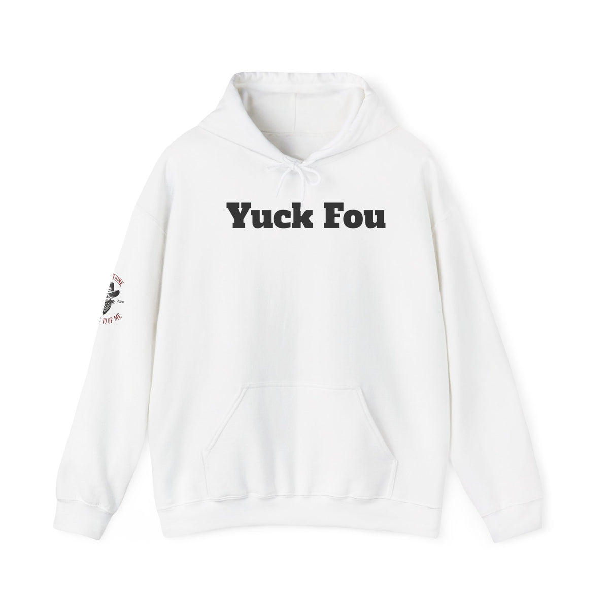 Hoodie - 'Yuck Fou' Minimalist Graphic Pullover
