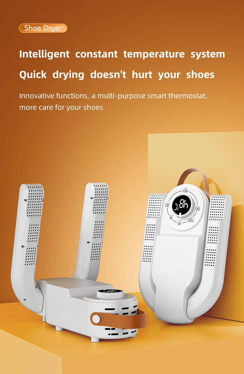 Quick Drying Intelligent Shoe Dryer Telescopic Stretchable Design Timer Function Sterilize Deodorize Shoe Dryer Machine