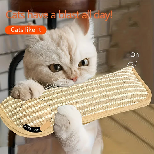 2 in 1 Cat Toy Pillow & Scratching Mat Interactive Cat Toys for Indoor Cats Kitten Play Calming Pet Gift