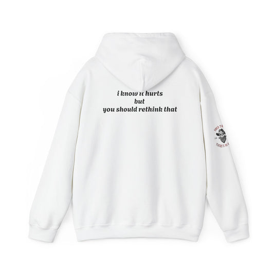 Hoodie - 'Yuck Fou' Minimalist Graphic Pullover