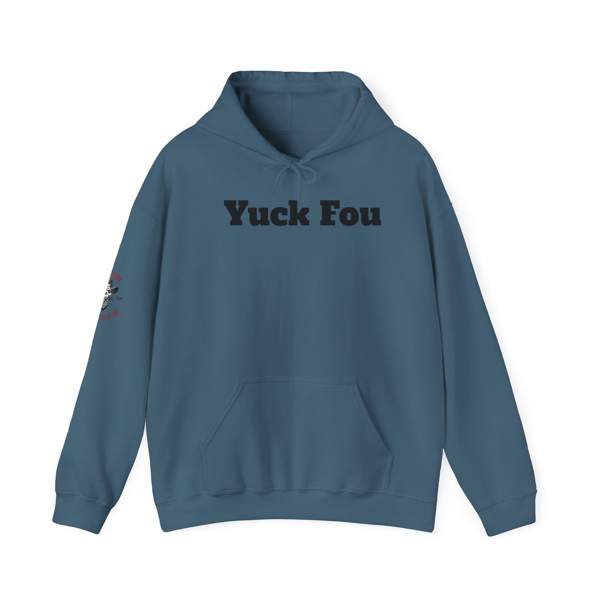 Hoodie - 'Yuck Fou' Minimalist Graphic Pullover