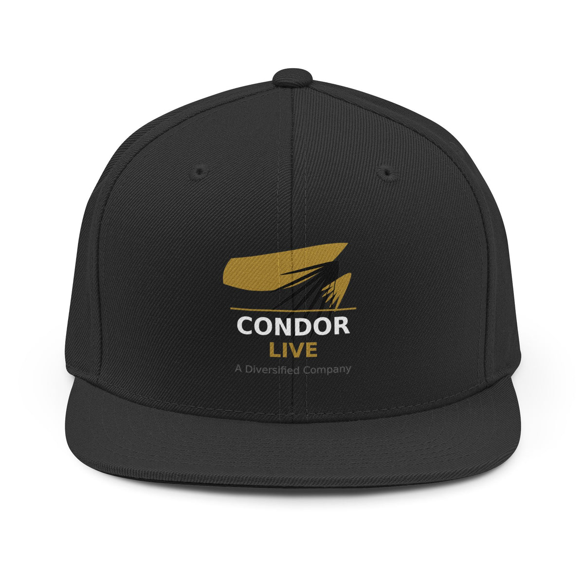 Condor Live Snapback Hat — Branded Logo Cap for Events & Corporate Wear