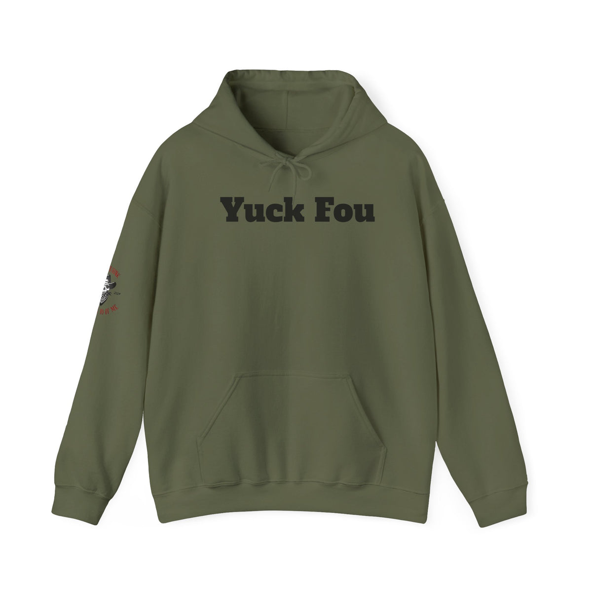 Hoodie - 'Yuck Fou' Minimalist Graphic Pullover