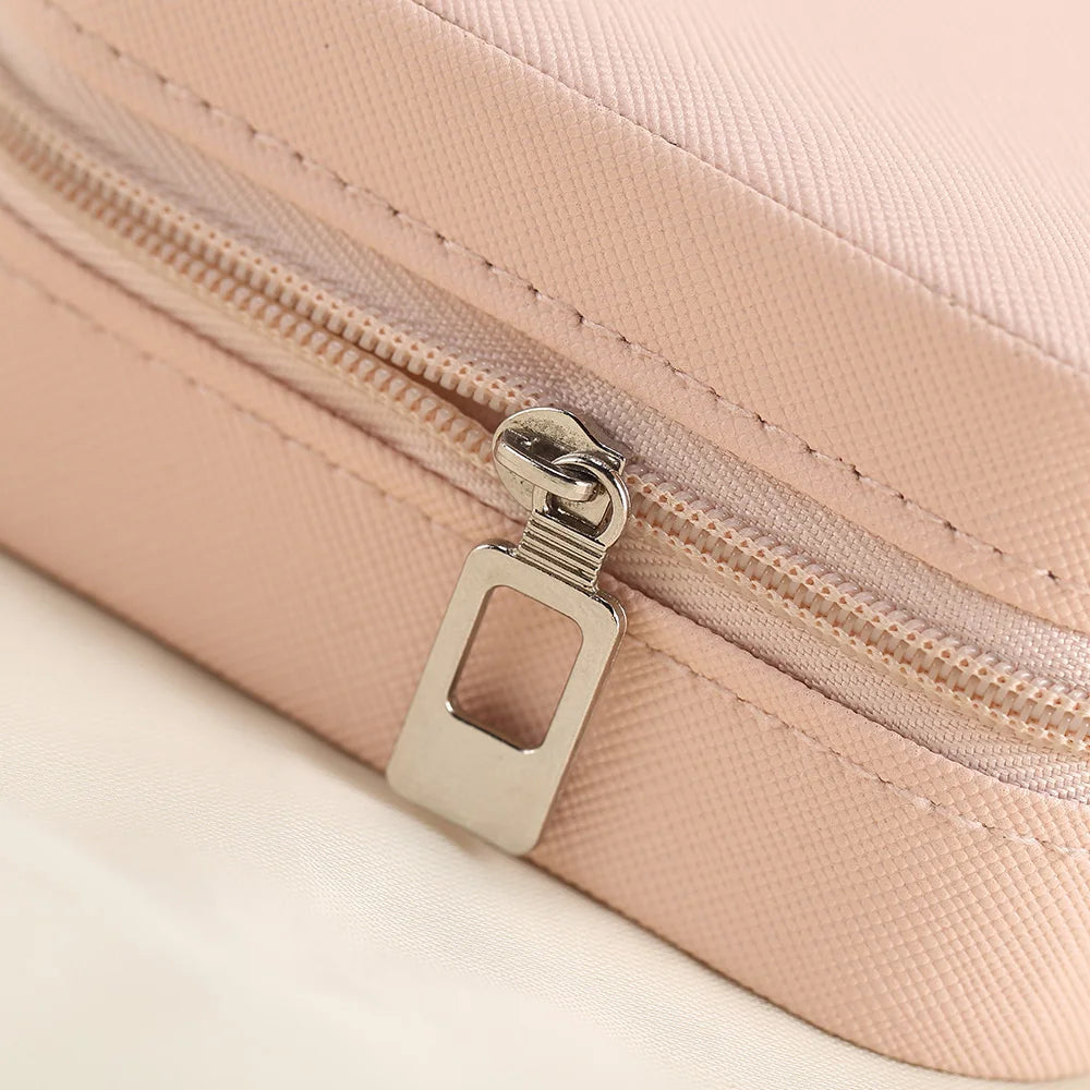 Jewelry Organizer Display Travel Jewelry Case Boxes Portable Jewelry Box Leather Storage Joyeros Organizador De Joyas