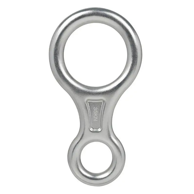 02DE Outdoor Recreation Abseiling Gear 35kN Heavy Duty Descender for Mountaineering