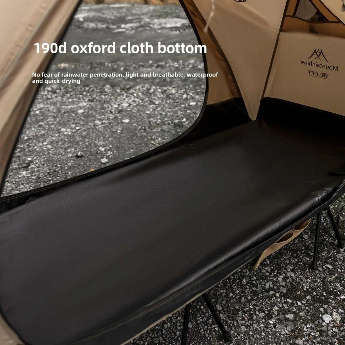 MOUNTAINHIKER 2026 Single Camp Bed Outdoor Tent Waterproof Rainproof Multi-purpose Leisure Camping Shelter for Hiking And Travel