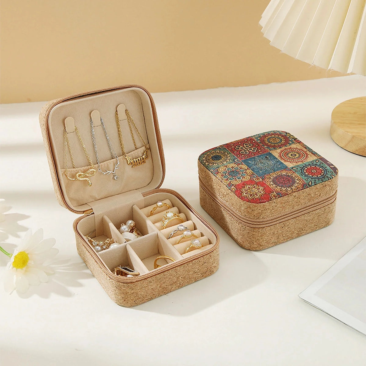 Travel Jewelry Box,Portable Jewelry Organizer Display Storage boxes for Women Girls,for Stud Earrings,Rings,Necklaces, Bracelets