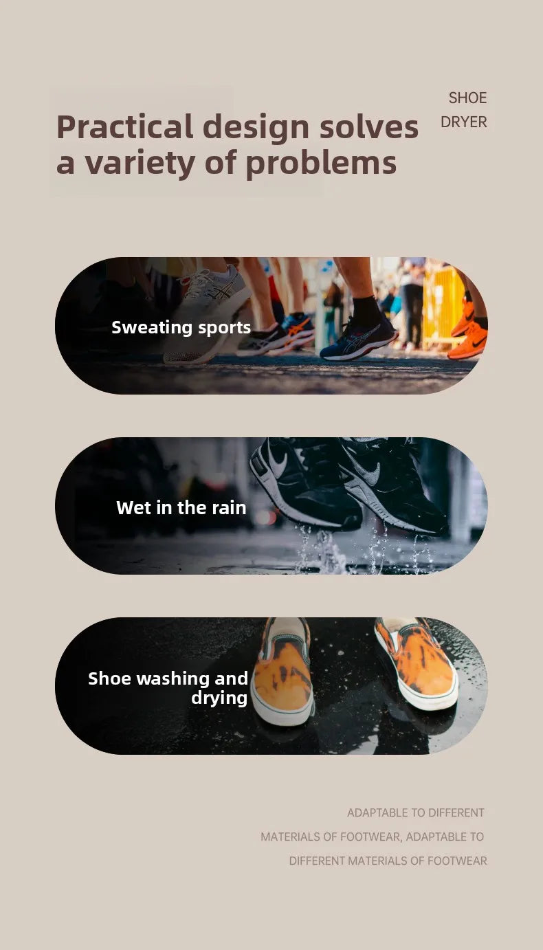 220V Shoes dryer Electric Shoe Gloves Drying Machine Sterilizer Boots Drier Odor Deodorant Heater Hats Socks Shoe Dryer EU Plug