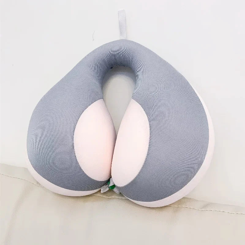 Kids Pillow U Shaped Car Pillow for Children Car Seat Fixing Pad Travel Sleeping Cushion for Neck Head Protection Soft Pillows