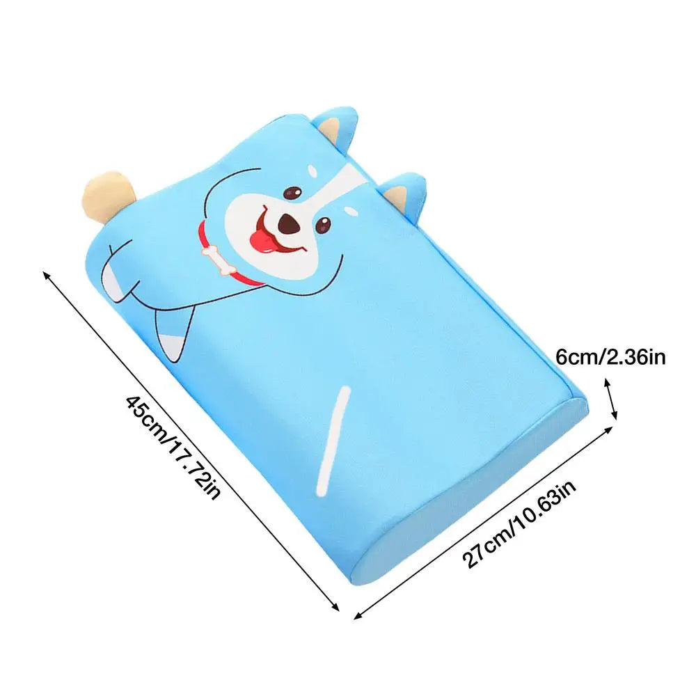 Toddler Pillow Kid Pillow for Small Travel Bed Ergonomic Bed Pillow Skin-Friendly Travel Cushion for Kids Girls