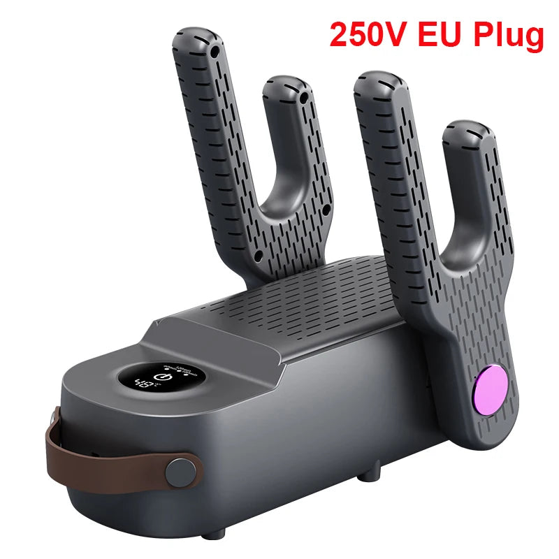Electric Shoe Dryer With Ultraviolet Sterilization Foldable Boot Warmer Double Arm Shoe Dryer Heater Sock Gloves Dryer Machine