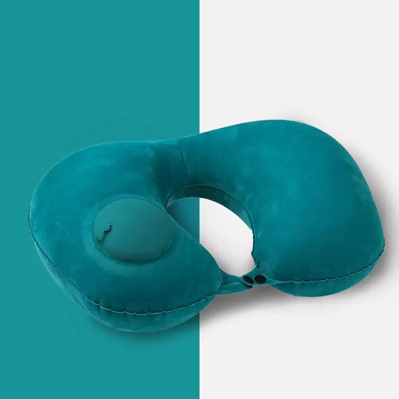 Inflatable Portable Neck Pillow U-shaped Pillow That Can Be Stored And Self Filled Suitable For Outdoor Travel Business Trips