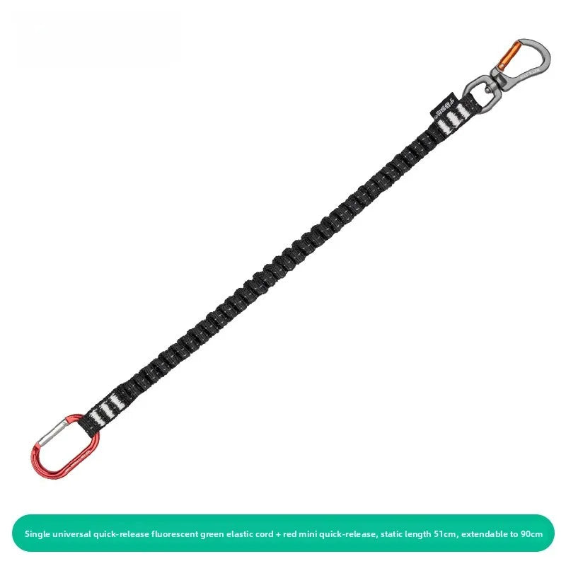 Outdoor Adventure Knee Ascender,Running Rope High Altitude Operation Footrest, Cave Exploration Tree Climbing Rope Knee Ascender