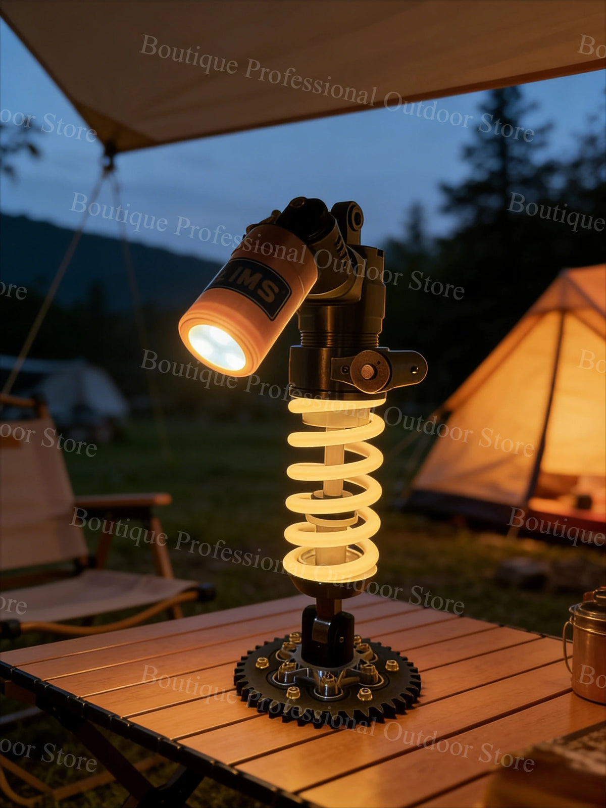 DIY Motorcycle Style Ambient Light Gaming Room Setup Decor Creative Gift For Male Gamers Bike Lovers For OHLINS Suspension Lamp