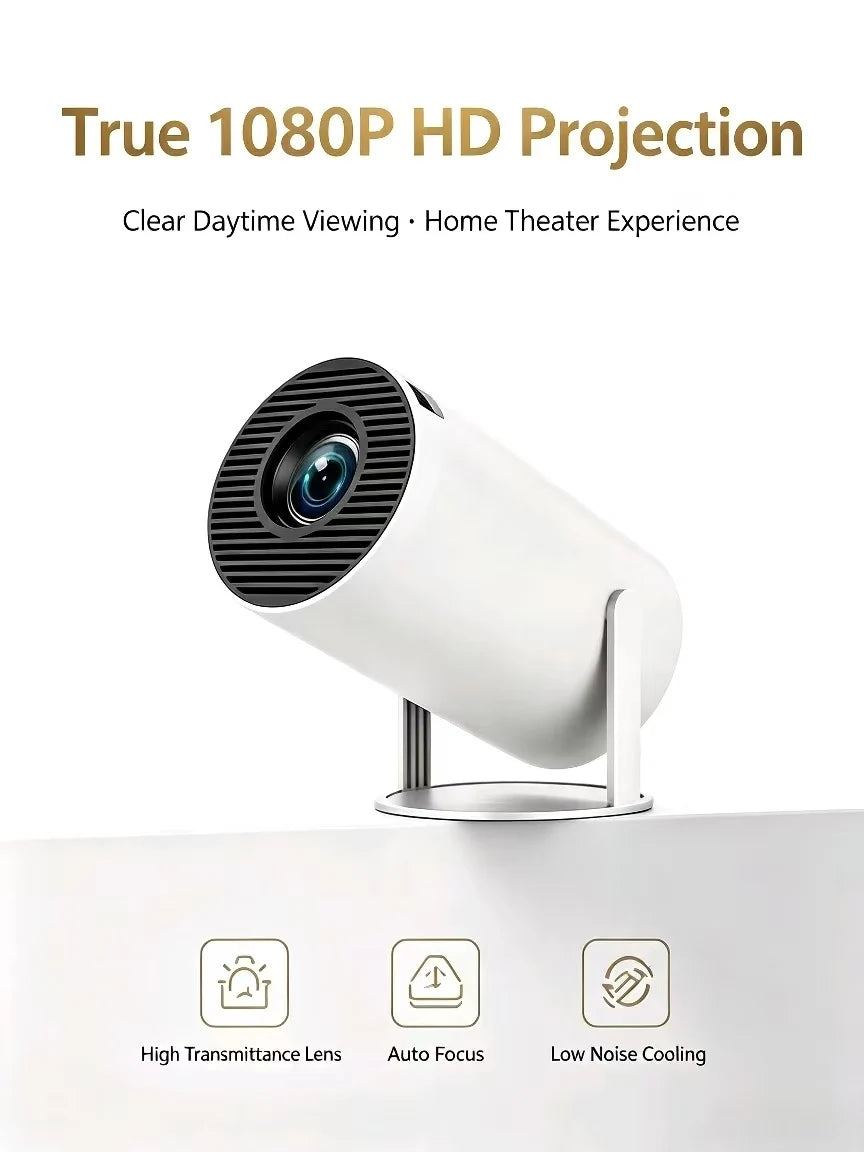 Mini HY300 Portable Projector Android 11 720P 4K Home Outdoor Cinema