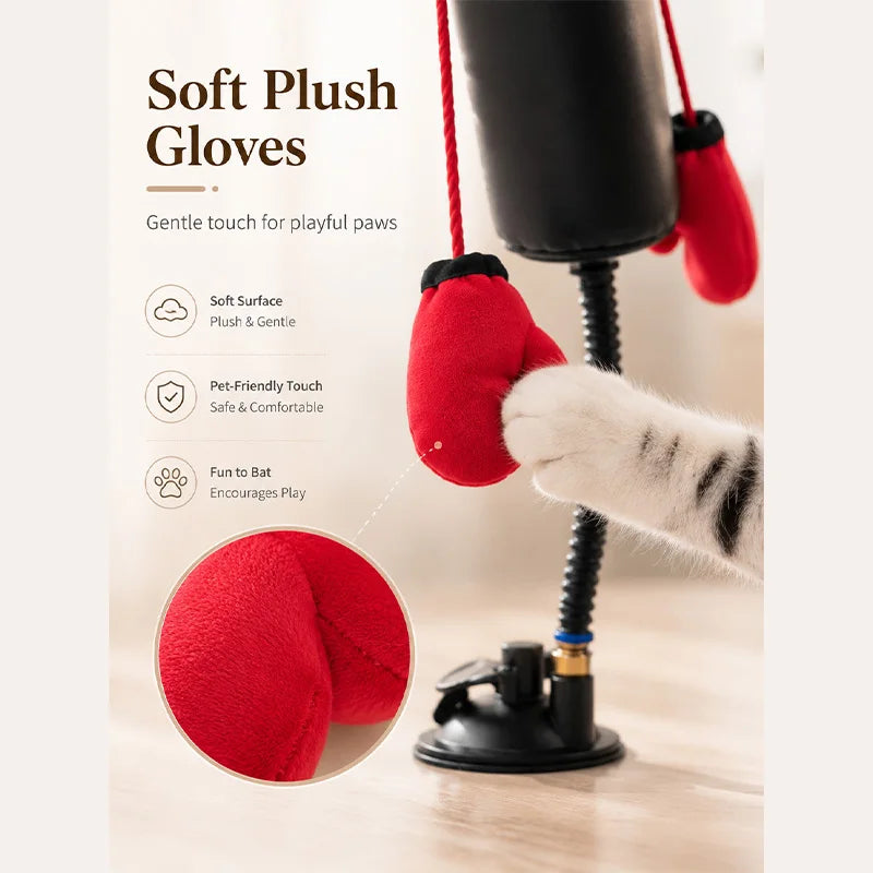 New Cat Boxing Interactive Toy Multifunctional Cat Entertainment Game For Boxing And Self-relaxation Cat Training Toy Fun