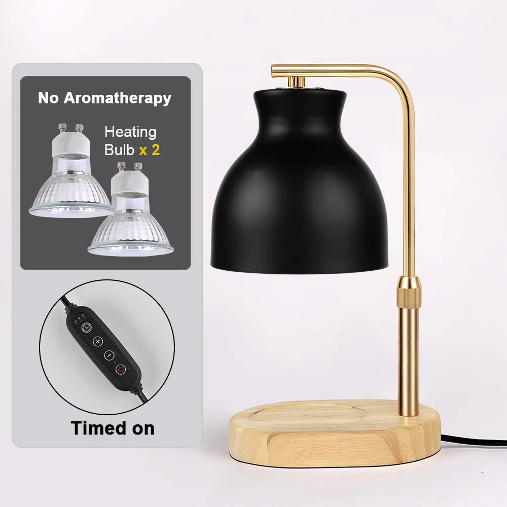 Candle Warmer Lamp with Timer - Electric Adjustable Candle Lamp Warmer, Birthday Gifts for New Home, Candle Warmer