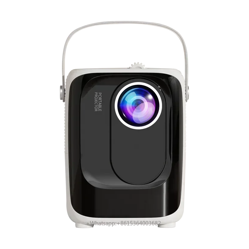 A007 Mini HD Portable Android Projector Indoor Home Theater Portable Entertainment System for Family Indoor Movies Video Leisure