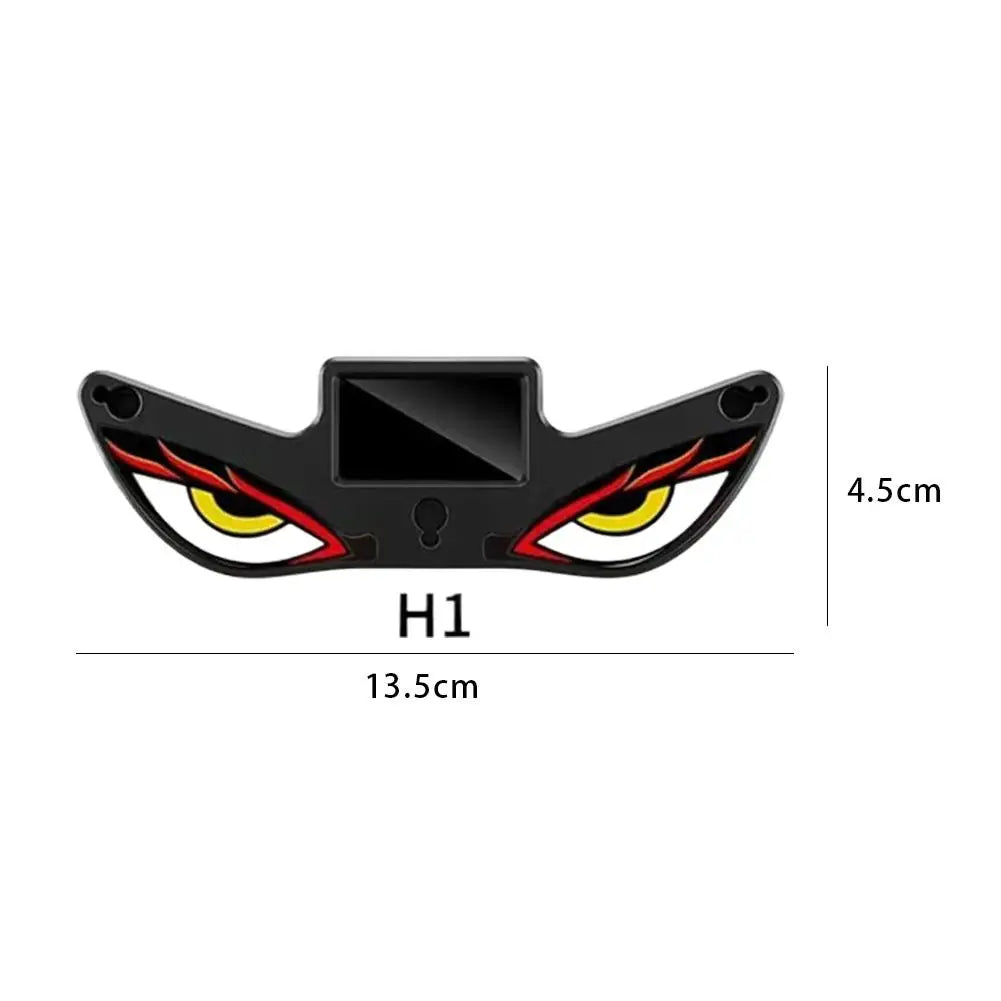 Solar Powered Demon Eye Ambient Light Car Atmosphere Decoration Neon Breathing Lamp Rear Windshield Side Auto Accessories