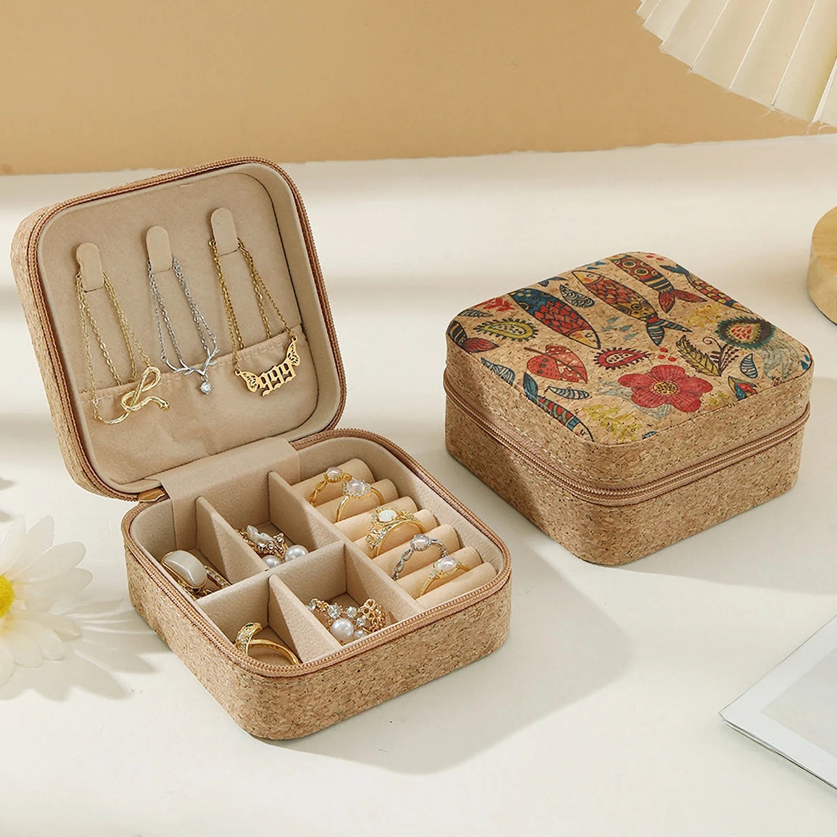 Travel Jewelry Box,Portable Jewelry Organizer Display Storage boxes for Women Girls,for Stud Earrings,Rings,Necklaces, Bracelets