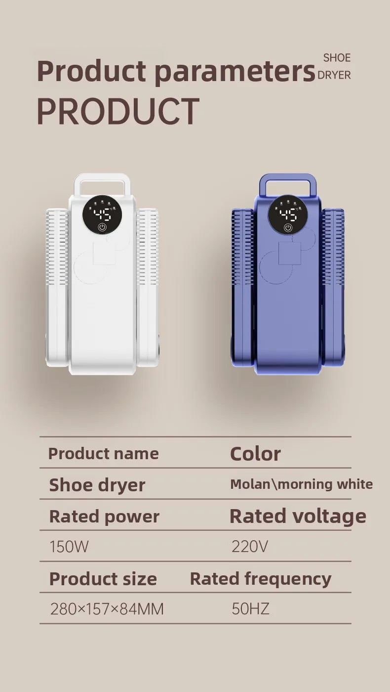 220V Shoes dryer Electric Shoe Gloves Drying Machine Sterilizer Boots Drier Odor Deodorant Heater Hats Socks Shoe Dryer EU Plug