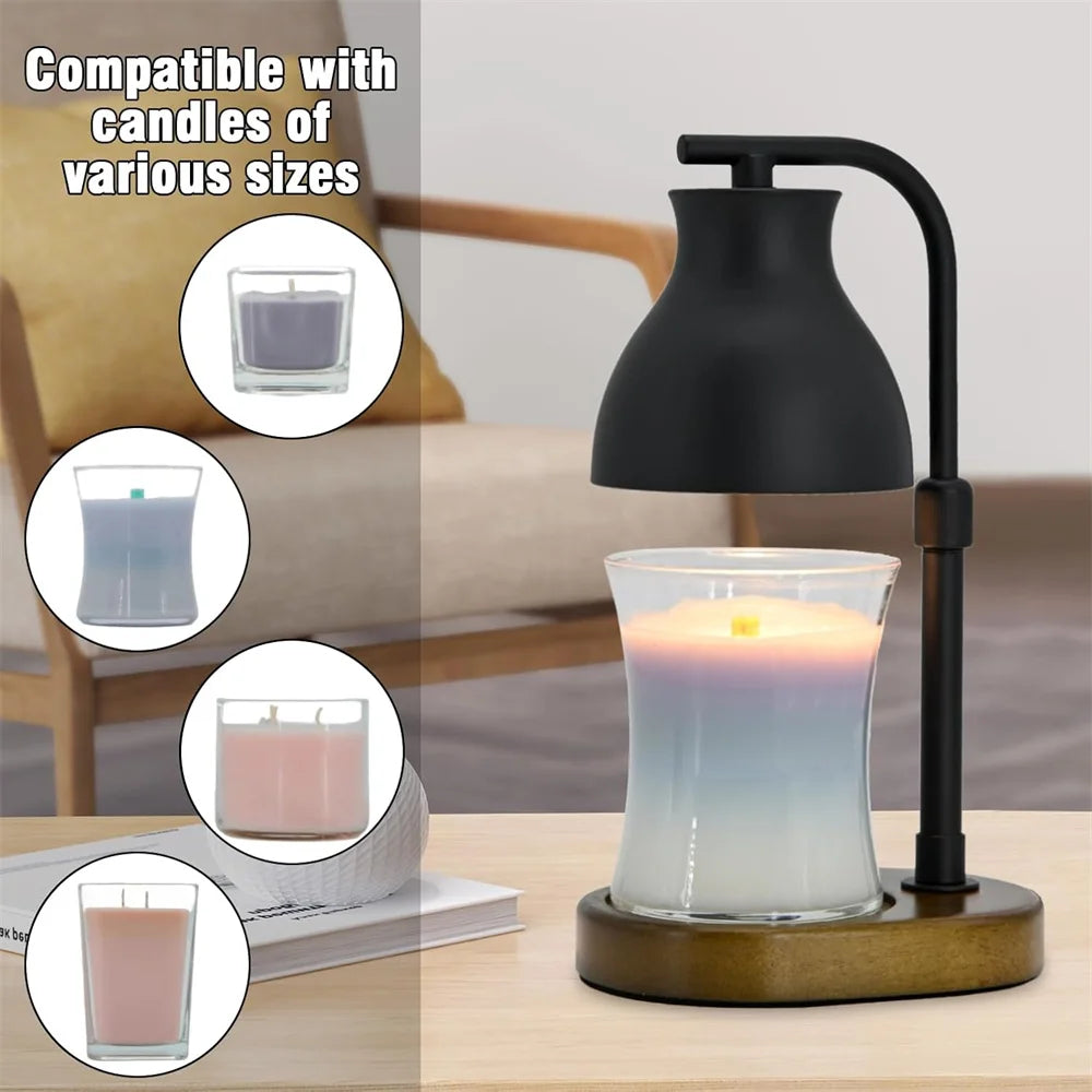 Candle Warmer Lamp with Timer - Electric Adjustable Candle Lamp Warmer, Birthday Gifts for New Home, Candle Warmer