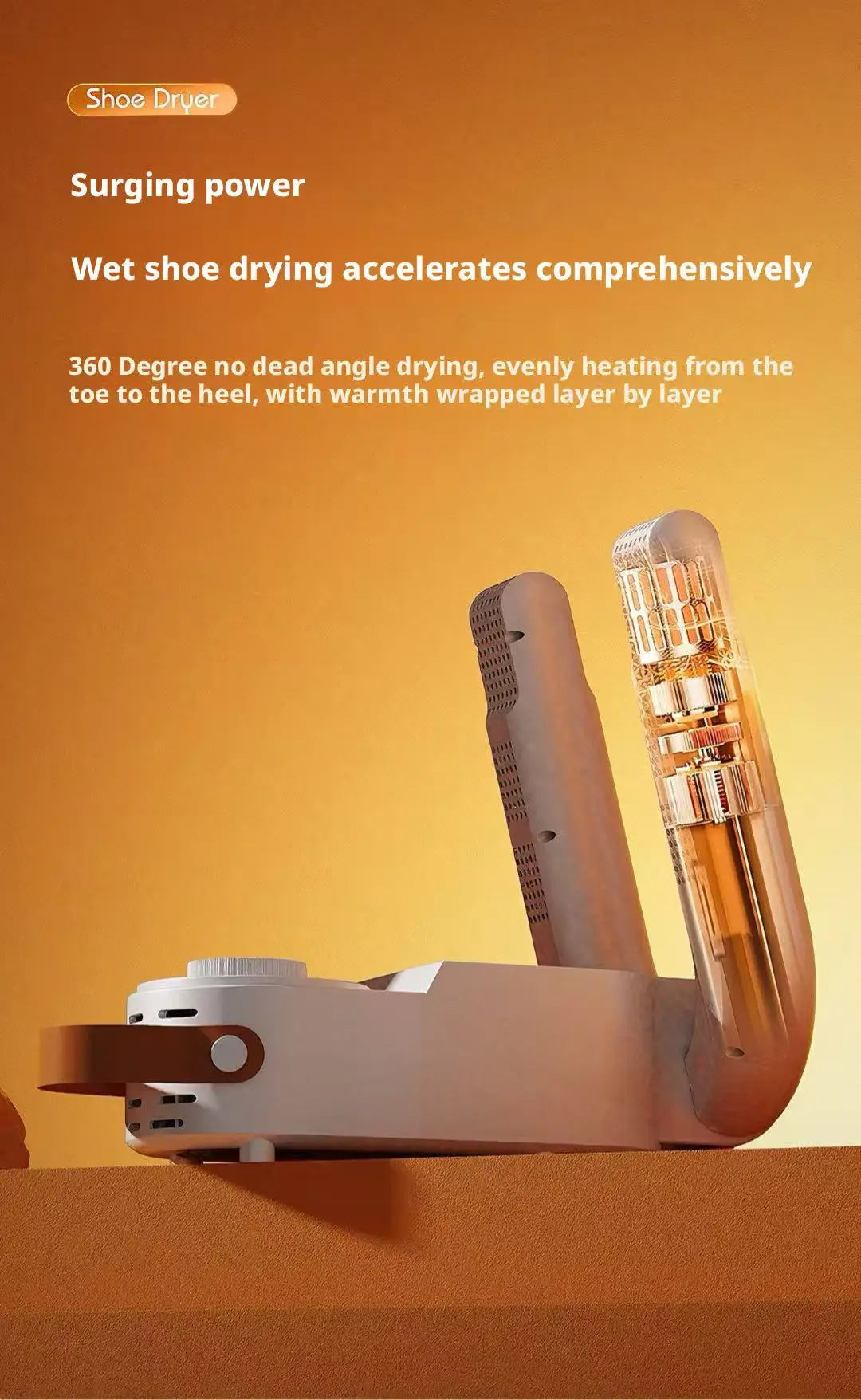 All-in-1 Smart Shoe Dryer Portable Automatic Fast Drying with Deodorization & Sterilization – Perfect for Home and Dorm Living