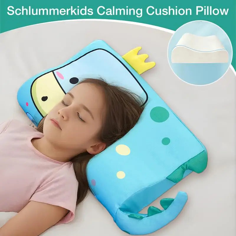 Toddler Pillow Kid Pillow for Small Travel Bed Ergonomic Bed Pillow Skin-Friendly Travel Cushion for Kids Girls