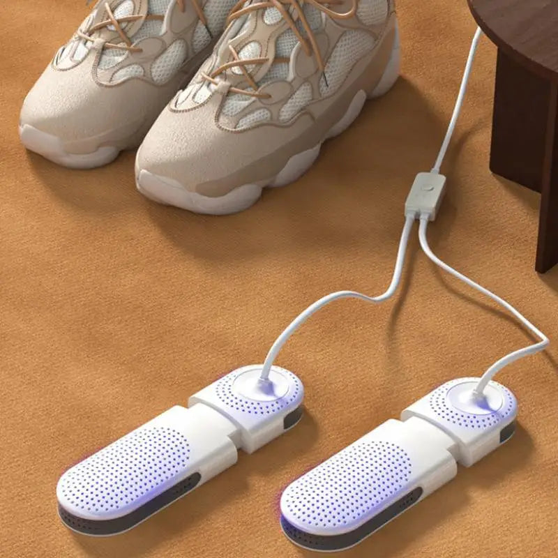 Portable Electric Shoes Dryer Deodorizer With Heat Dehumidifier Device Timer Heater Eliminate Odor UV Shoe Drying Household