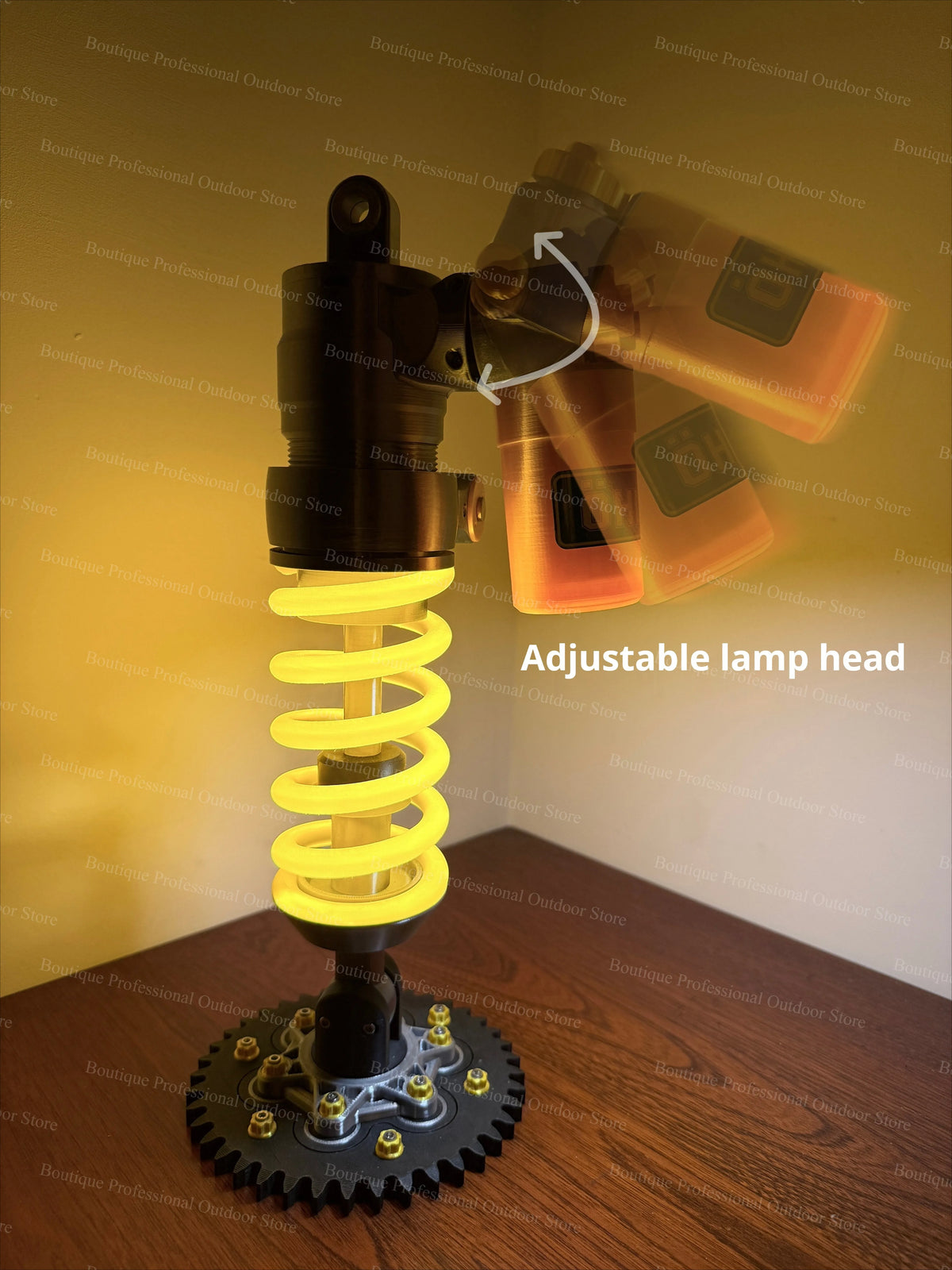 DIY Motorcycle Style Ambient Light Gaming Room Setup Decor Creative Gift For Male Gamers Bike Lovers For OHLINS Suspension Lamp