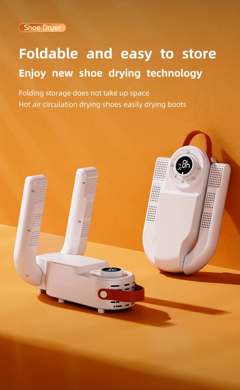 Quick Drying Intelligent Shoe Dryer Telescopic Stretchable Design Timer Function Sterilize Deodorize Shoe Dryer Machine