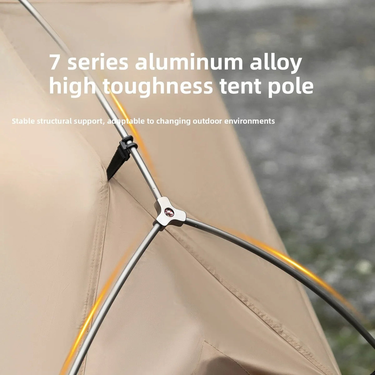 MOUNTAINHIKER 2026 Single Camp Bed Outdoor Tent Waterproof Rainproof Multi-purpose Leisure Camping Shelter for Hiking And Travel
