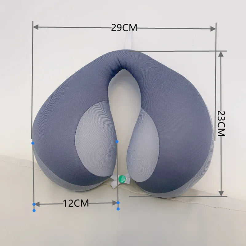 Kids Pillow U Shaped Car Pillow for Children Car Seat Fixing Pad Travel Sleeping Cushion for Neck Head Protection Soft Pillows
