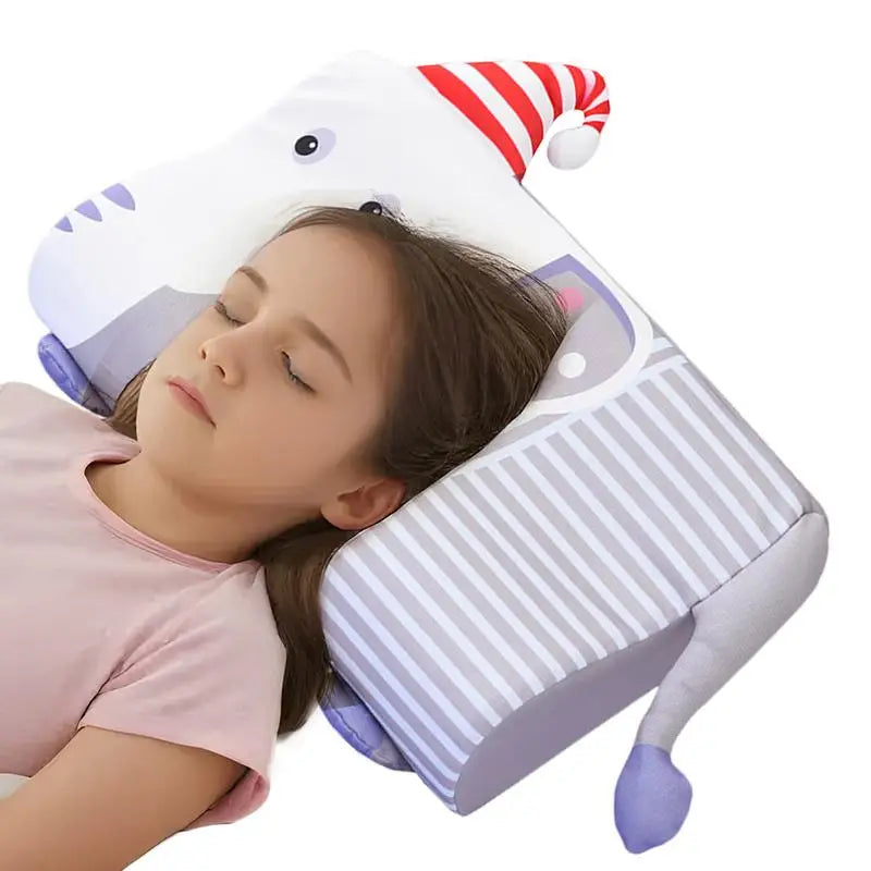 Toddler Pillow Kid Pillow for Small Travel Bed Ergonomic Bed Pillow Skin-Friendly Travel Cushion for Kids Girls