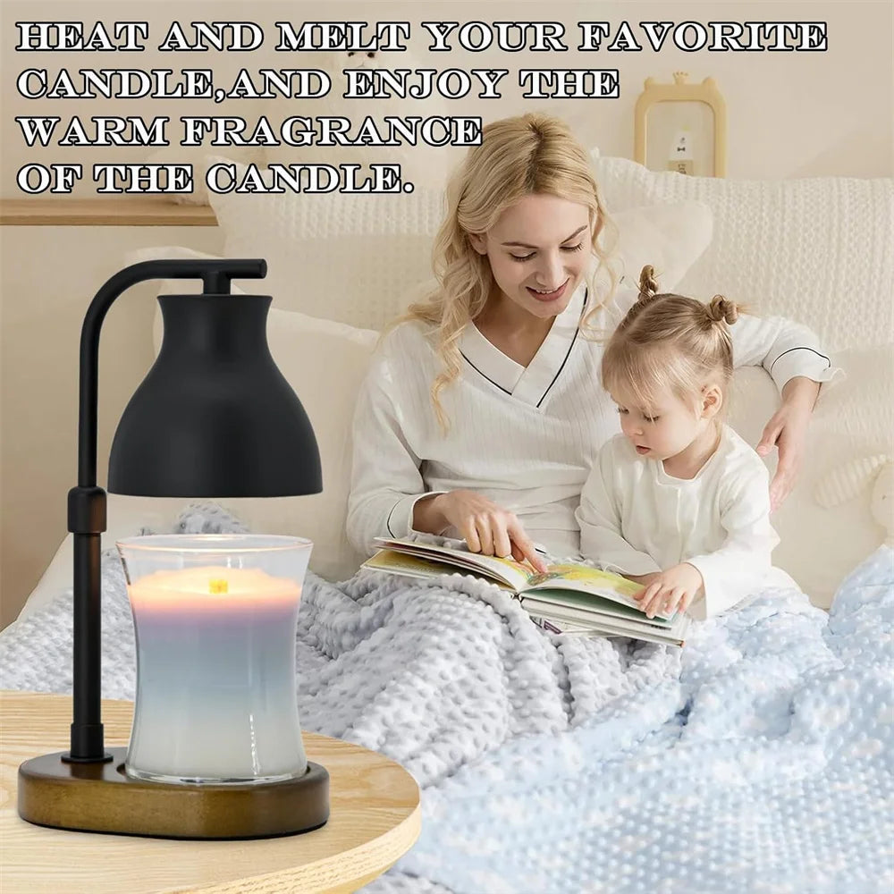 Candle Warmer Lamp with Timer - Electric Adjustable Candle Lamp Warmer, Birthday Gifts for New Home, Candle Warmer