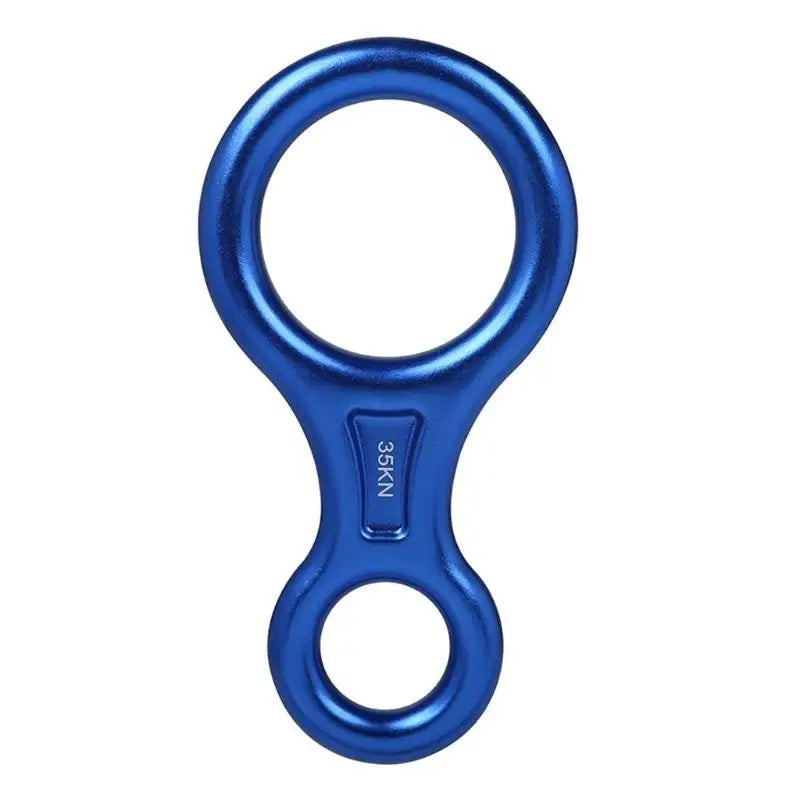 02DE Outdoor Recreation Abseiling Gear 35kN Heavy Duty Descender for Mountaineering