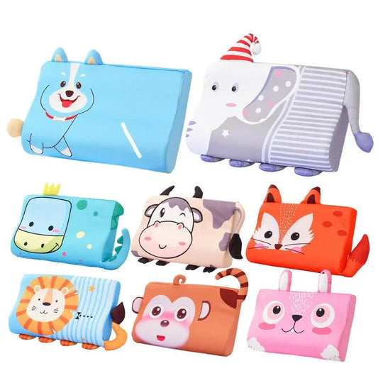 Toddler Pillow Kid Pillow for Small Travel Bed Ergonomic Bed Pillow Skin-Friendly Travel Cushion for Kids Girls