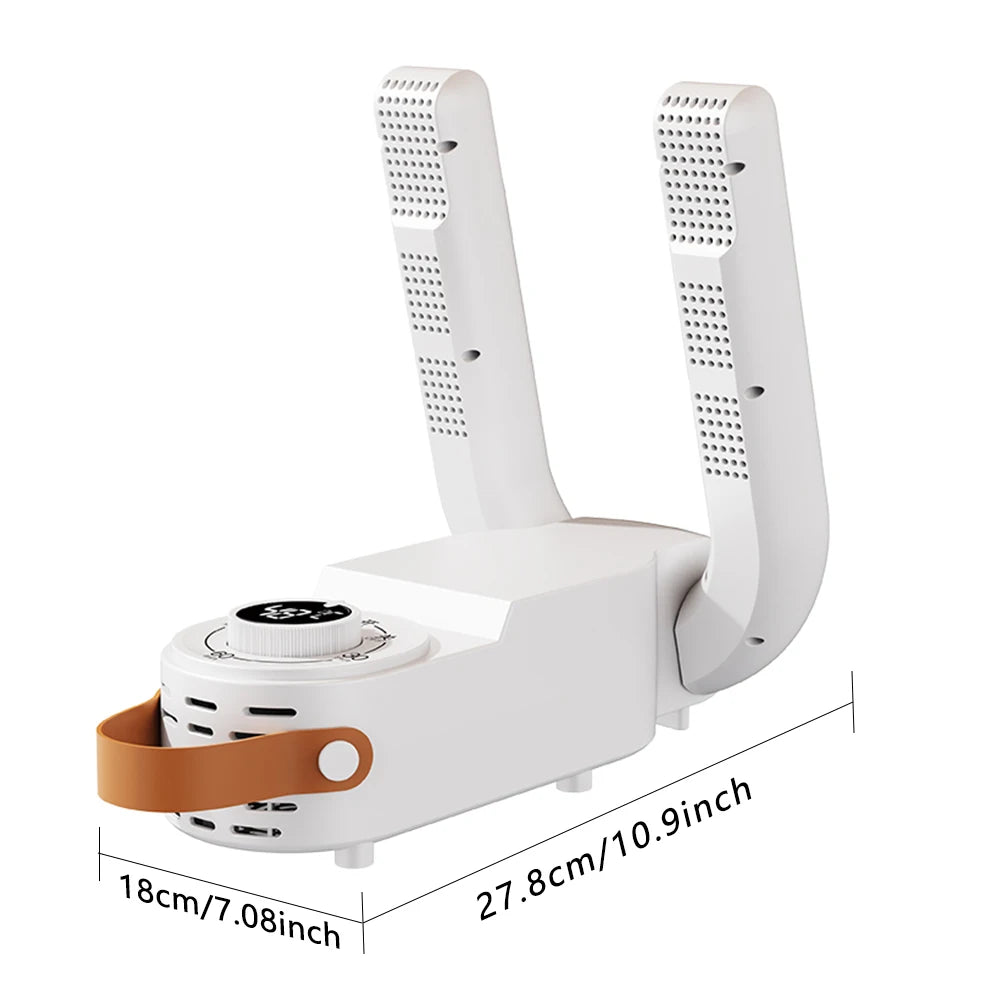 Portable Shoe Dryer with Fan Heater  Intelligent Quick-Drying Ski Boot Dryer with Timer Boot Dryer for Work Boots Sneakers Socks