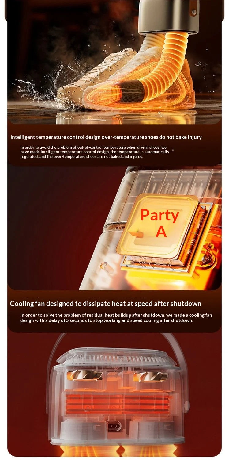 Intelligent Shoe Dryer with Both Dry Wet Functions Deodorizing Deodorizing Sterilizing Disinfecting All-in-One Machine