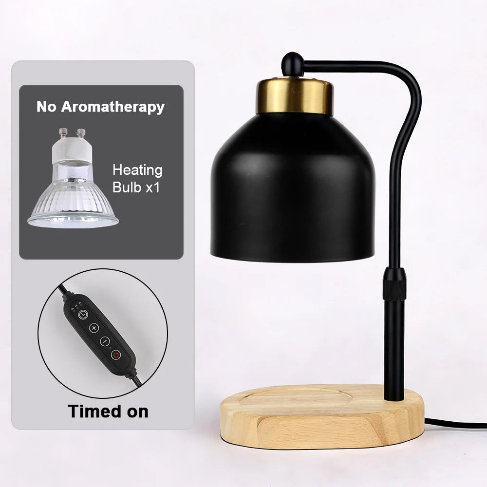 Candle Warmer Lamp with Timer - Electric Adjustable Candle Lamp Warmer, Birthday Gifts for New Home, Candle Warmer