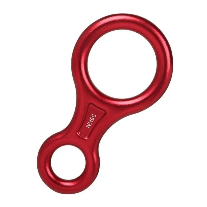 02DE Outdoor Recreation Abseiling Gear 35kN Heavy Duty Descender for Mountaineering