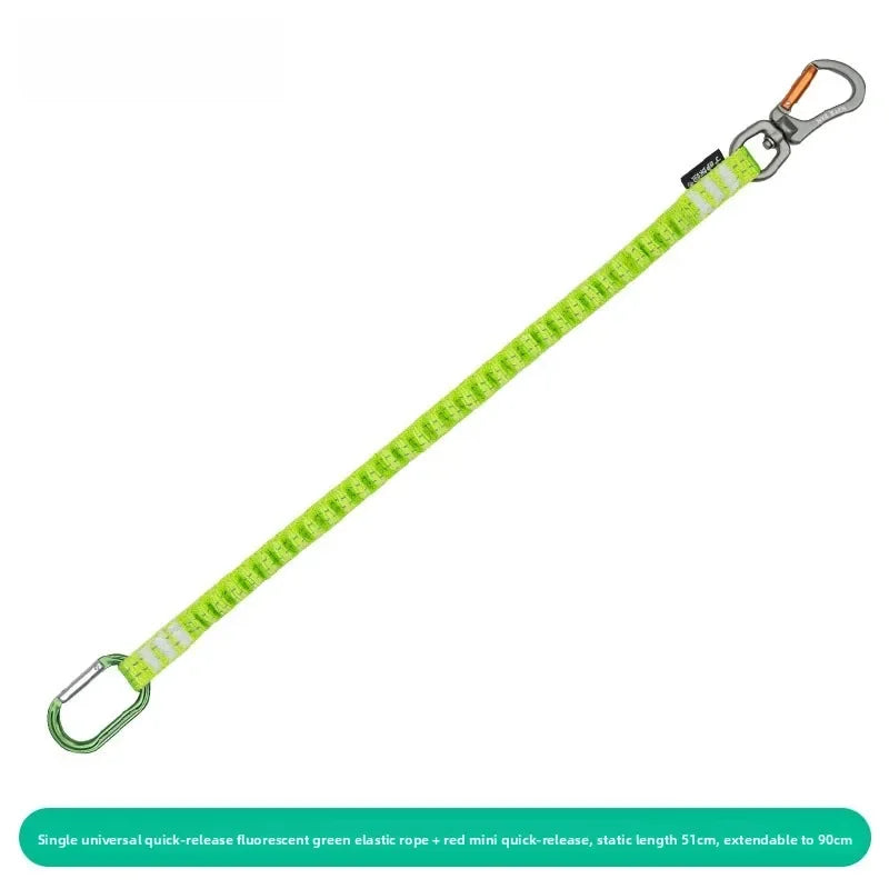 Outdoor Adventure Knee Ascender,Running Rope High Altitude Operation Footrest, Cave Exploration Tree Climbing Rope Knee Ascender
