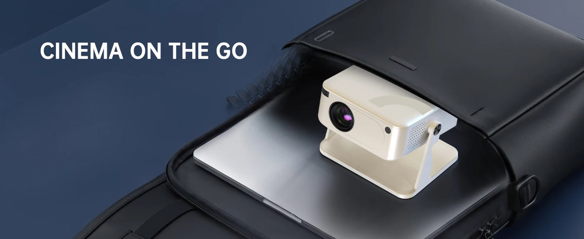 UHOST Mini Projector 4K Android 12.0 1080P 4K 1280*720P Dual WIFI6 BT5.2 Outdoor Portable 180°Rotable Cinema Beam Projector