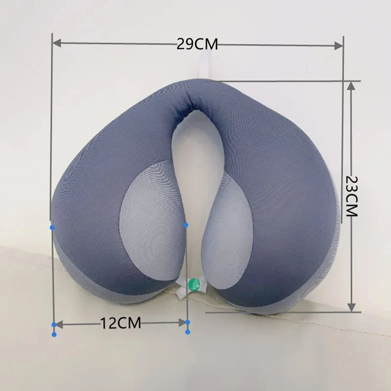 Kids Pillow U Shaped Car Pillow for Children Car Seat Fixing Pad Travel Sleeping Cushion for Neck Head Protection Soft Pillows