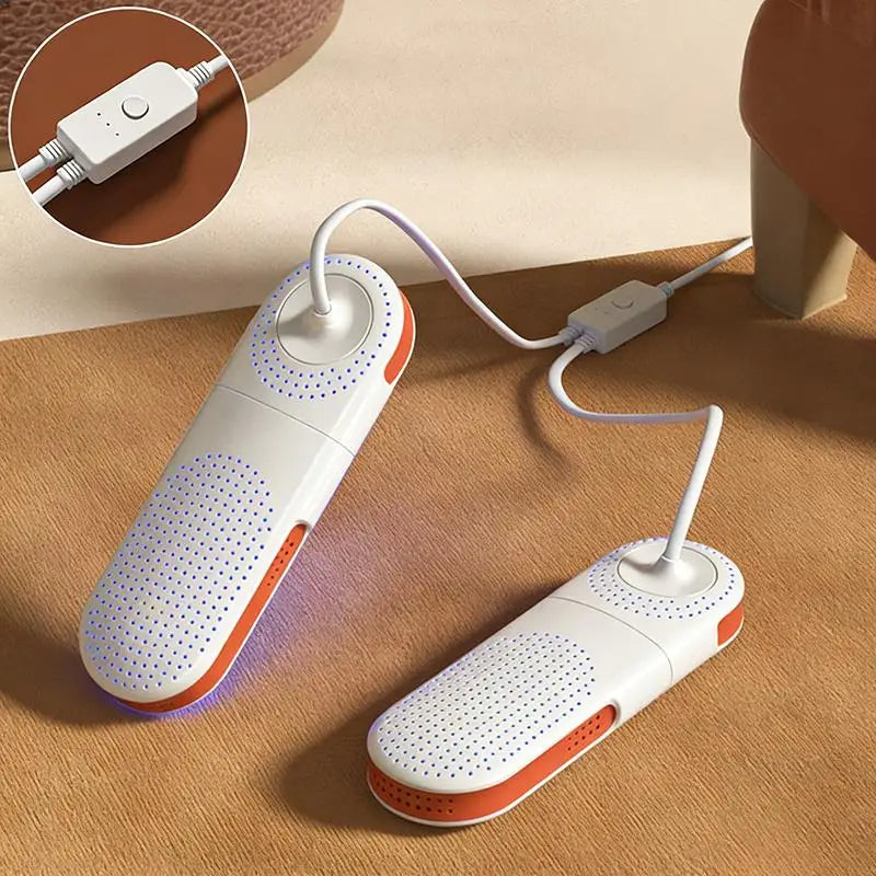 Portable Electric Shoes Dryer Deodorizer With Heat Dehumidifier Device Timer Heater Eliminate Odor UV Shoe Drying Household