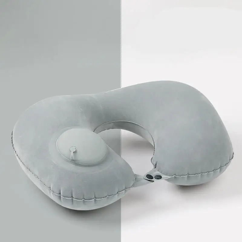 Inflatable Portable Neck Pillow U-shaped Pillow That Can Be Stored And Self Filled Suitable For Outdoor Travel Business Trips