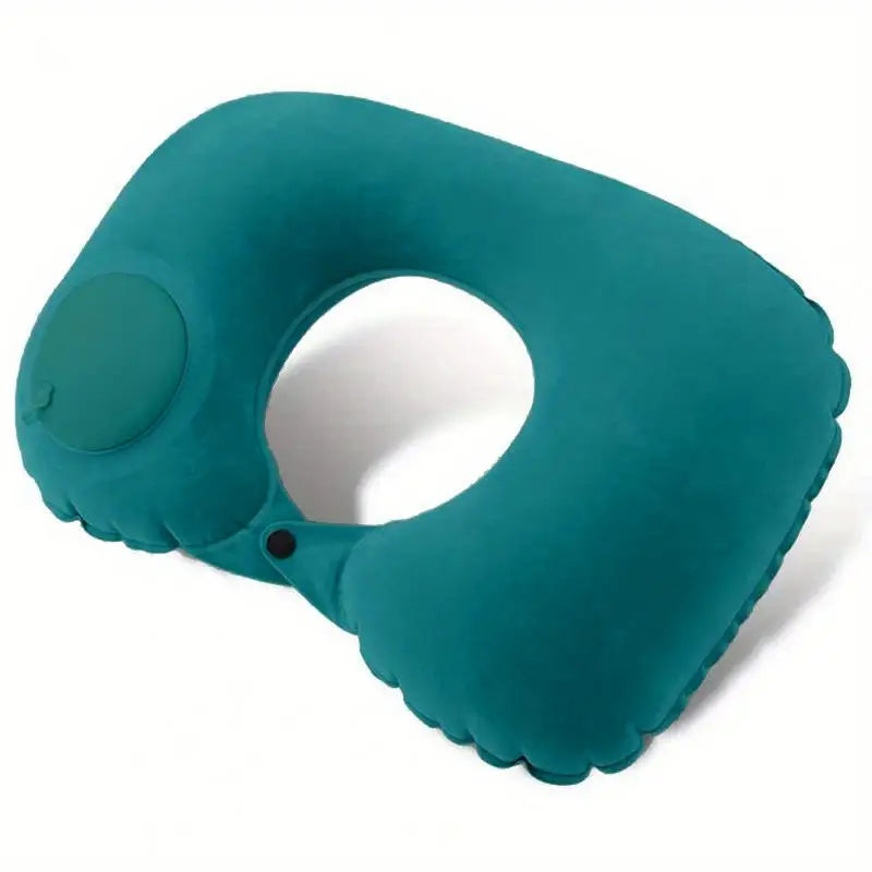 Inflatable Portable Neck Pillow U-shaped Pillow That Can Be Stored And Self Filled Suitable For Outdoor Travel Business Trips
