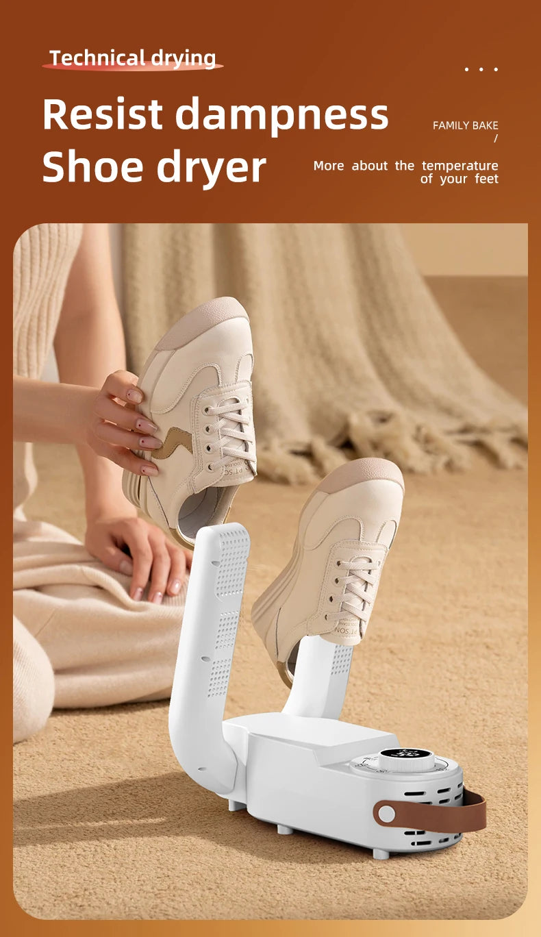 Quick Drying Intelligent Shoe Dryer Telescopic Stretchable Design Timer Function Sterilize Deodorize Shoe Dryer Machine
