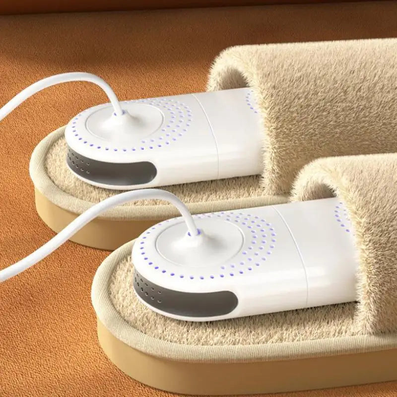Portable Electric Shoes Dryer Deodorizer With Heat Dehumidifier Device Timer Heater Eliminate Odor UV Shoe Drying Household