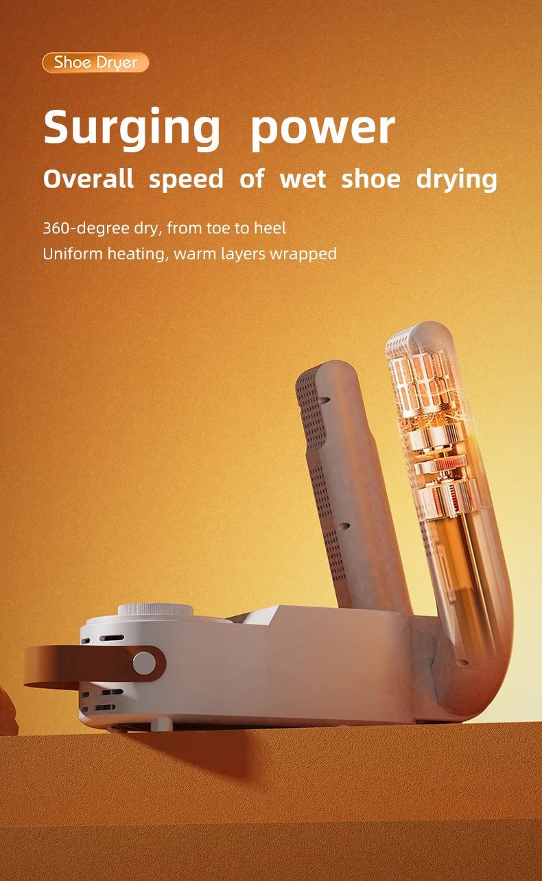 Quick Drying Intelligent Shoe Dryer Telescopic Stretchable Design Timer Function Sterilize Deodorize Shoe Dryer Machine